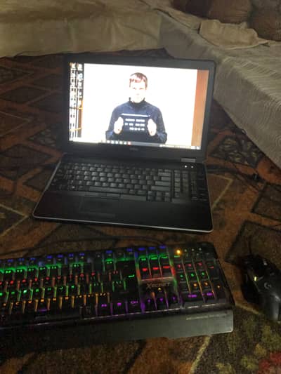 Dell Latitude E6540 With Gaming Mouse And Keyboard