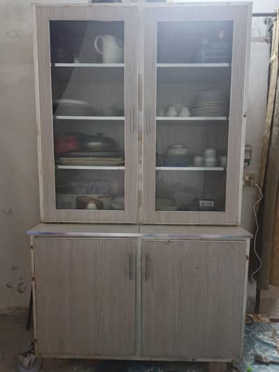 large size premium quality wooden kitchen showcase good condition