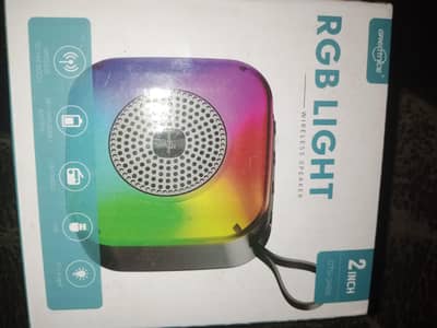 RGB LIGHTS BLUETOOTH SPEAKER