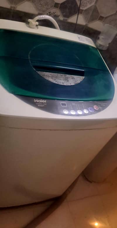 haier washing mashin & super asia sami ato both avilable