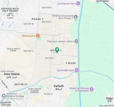 1 KANAL PLOT FOR SALE Y-BLOCK DHA PHASE 7