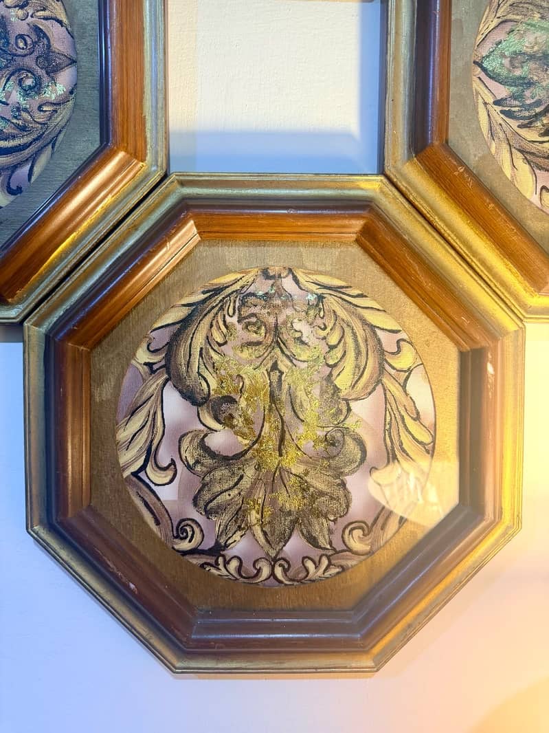 Octagonal pure wooden frames 1