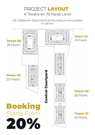 Pearl Towers by Hashoo Group: 3 Bed Luxury Apartment With Servant Room