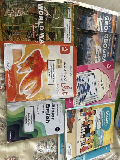 Grade 2 and grade 5 used books