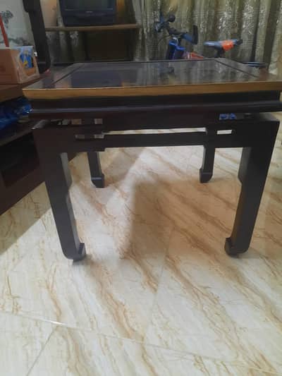 center table and 2 side tables