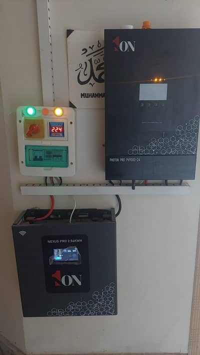 1On Solar inverter 5KW with 2.5kwh 1On battery (25volt)