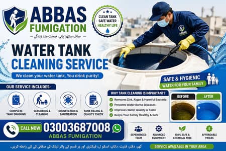 ABBAS WATER TANK CEANING FUMIGATION LEAKNING