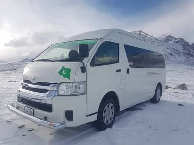 Toyota Hiace Grand Cabin For Rent - Corporate Transport available
