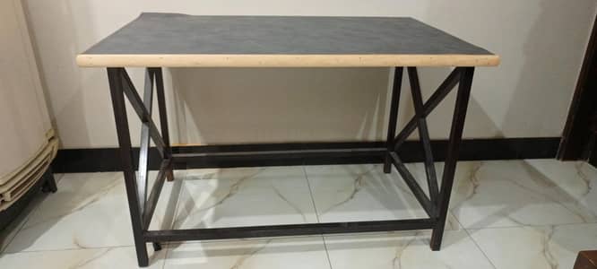 Office table, Computer table, Iron stand