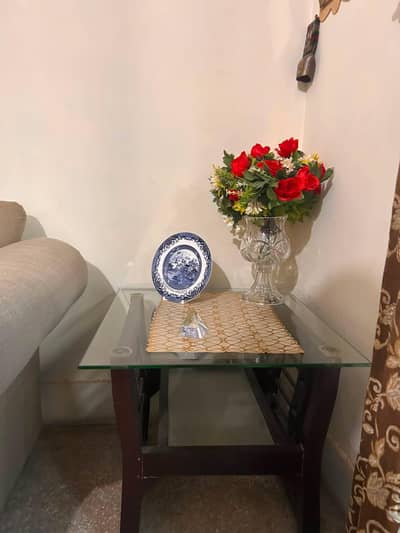 sofa set and glass wooden table for sale