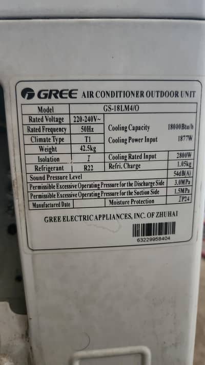Gree Ac Neat condition (white)