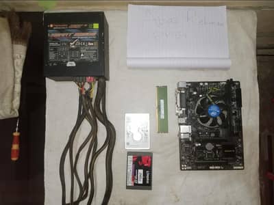 i7 7700K - CPU, MOTHERBOARD, RAM, STORAGE AND PSU COMBO