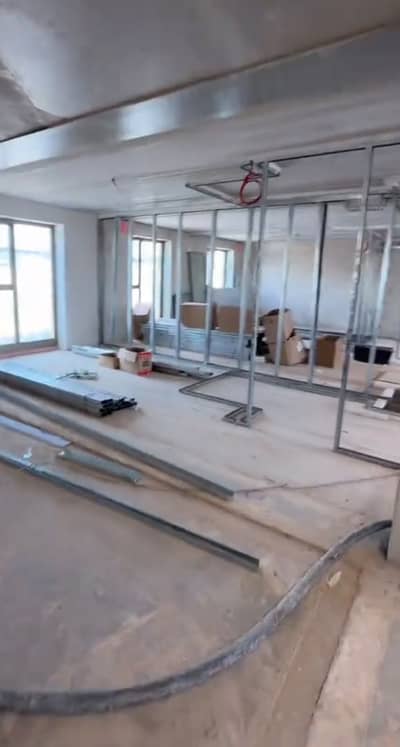 gypsum board partition/glass partition/office partition/false ceiling