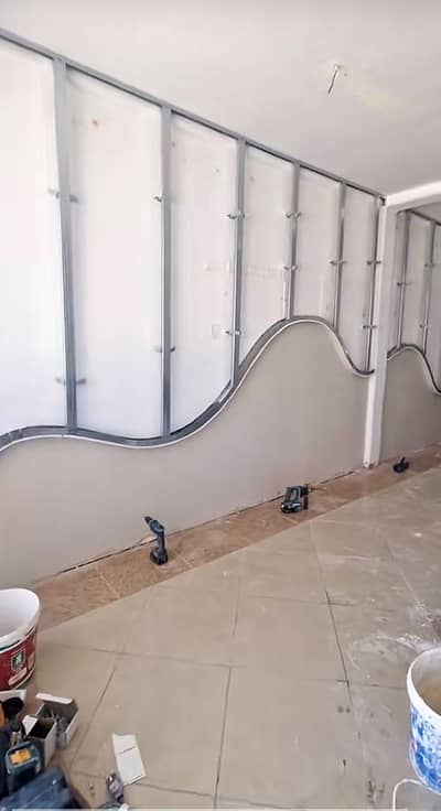 Interior Design/cement partition/glass partition/gypsum partition