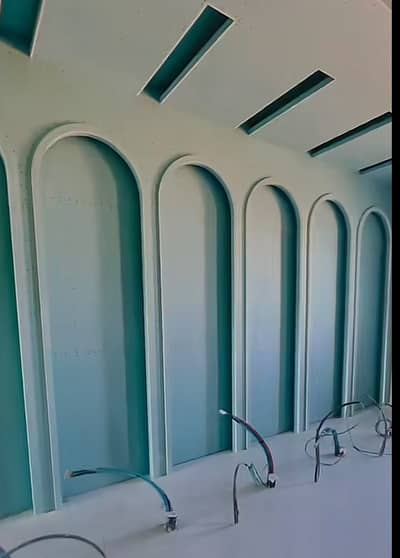 glass partition/gypsum board partition/cement partition/gypsum ceiling