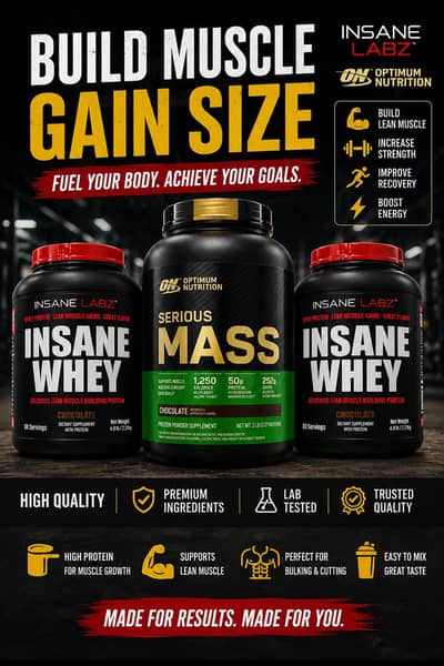 Insane Whey Protein | ON Serious Mass | Whey Protein & Mass Gainer