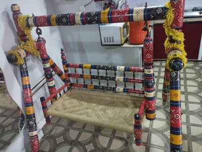 wood jhoola HALA made