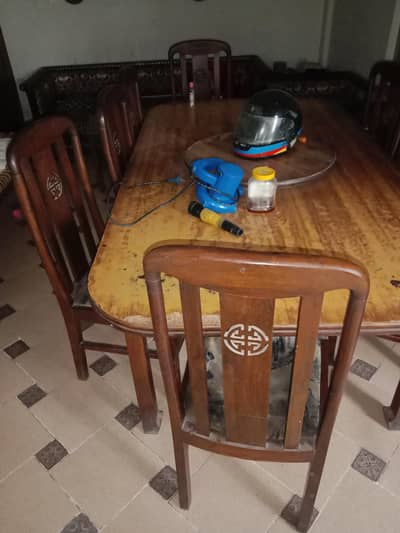 Dinning table/8-Seater Original Jamun Wood Dining Table Set