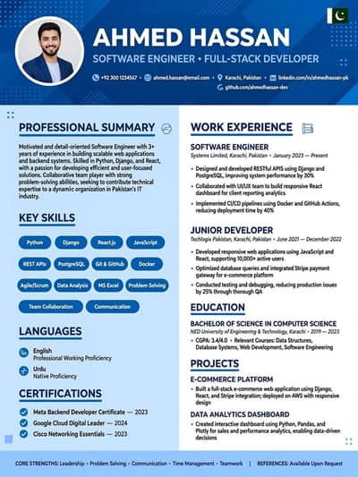 Professional CV banvaye