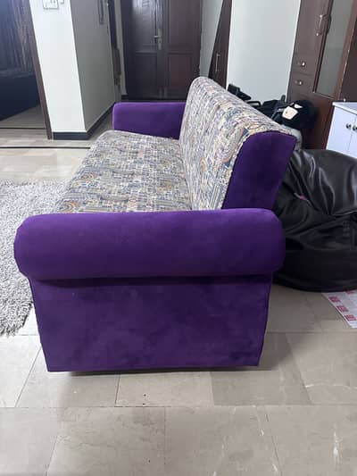 Sofa cum bed and 5 seater sofa