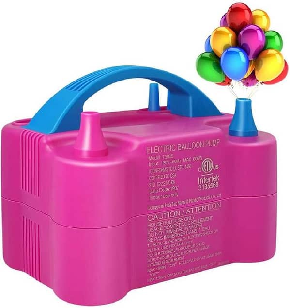 Electric Balloon Pump – Portable Electric Balloon Inflator for Balloons (UK Import) C216