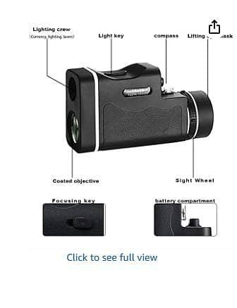 10X30 Night Vision Monocular with LED Light - HD High-Powered Adult Outdoor Telescope (4 Colors) (Black) E  R4839