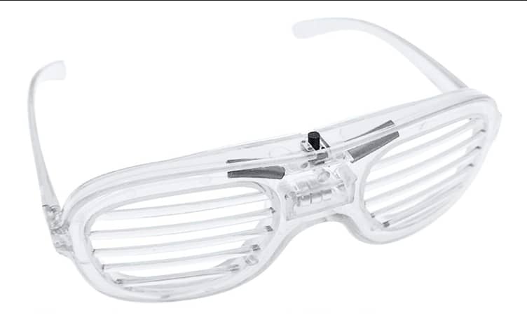 Light up El Wire Neon Rave Glasses Glow Flashing LEDs Sunglasses Costumes for Party Halloweens C R4970