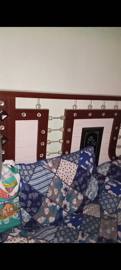 4 Piece Wooden Bed Set - Used - Good Condition