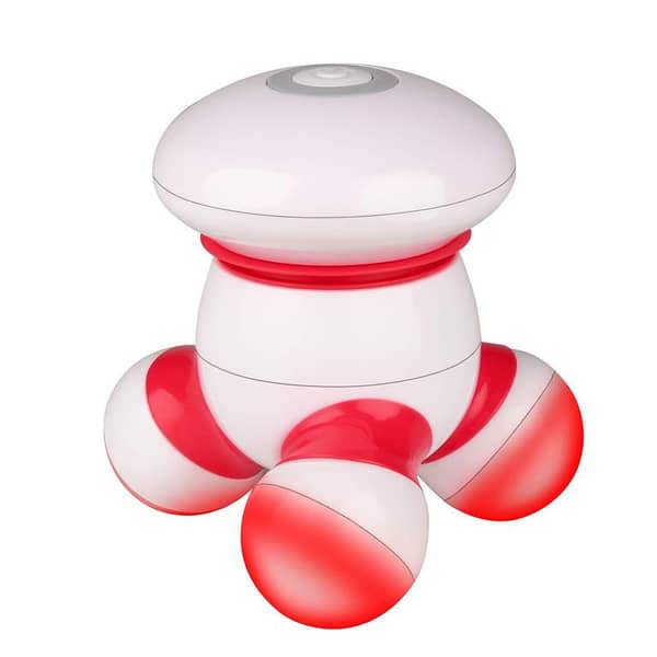 Handheld Massager Mini Portable Vibrating Body Massager with LED Light – Battery Operated, Easy Grip (UK Import) A C233