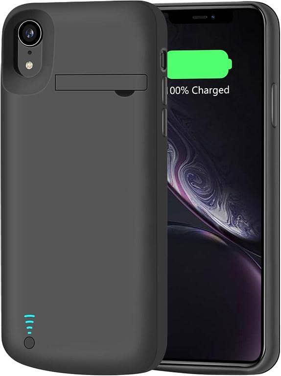 Battery Case Compatible with iPhone XR 6000mAh Rechargeable Extended Battery Case