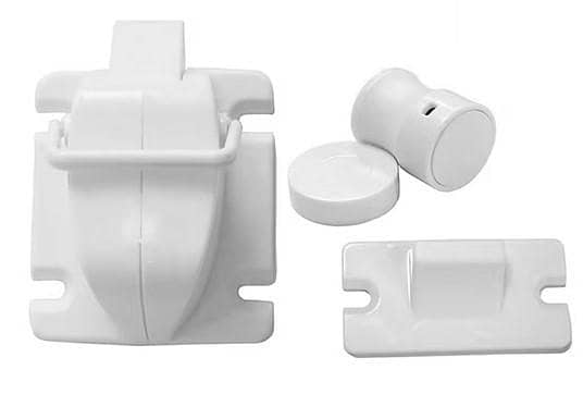 Invisible Child Safety Locks - Magnetic Locking System, 4 Locks and 1 Key (CR5332)