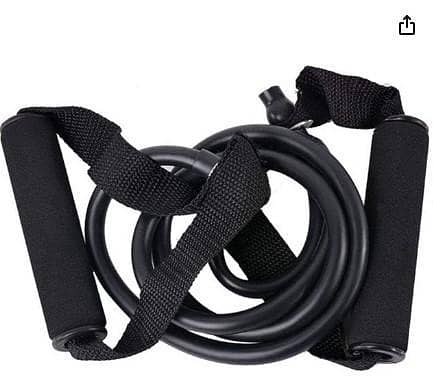 Fitness Resistance Bands Stretch Elastic Rope for Yoga and Workout – Rally Black C R3568