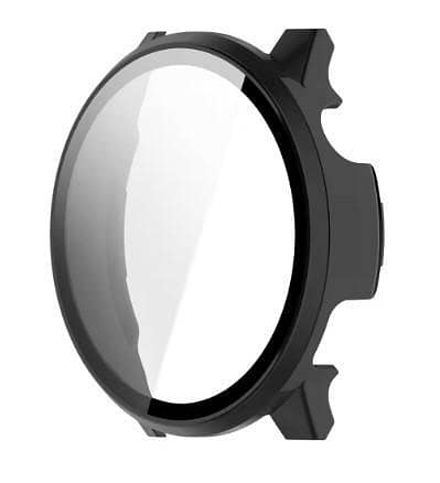 Glass+Case for Garmin Venu 4 45mm: Full-Screen PC Protector and Protective Cover