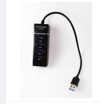 4-Port USB Hub | Multifunctional USB 3.0 Hub for Keyboard, Mouse, HDD, and more | 5 Gbps | LED Power Indicator | Universal OS Support & Device Protection. Model A R2793