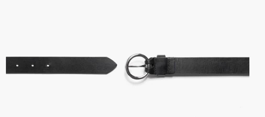 Women's Circle Leather Belt