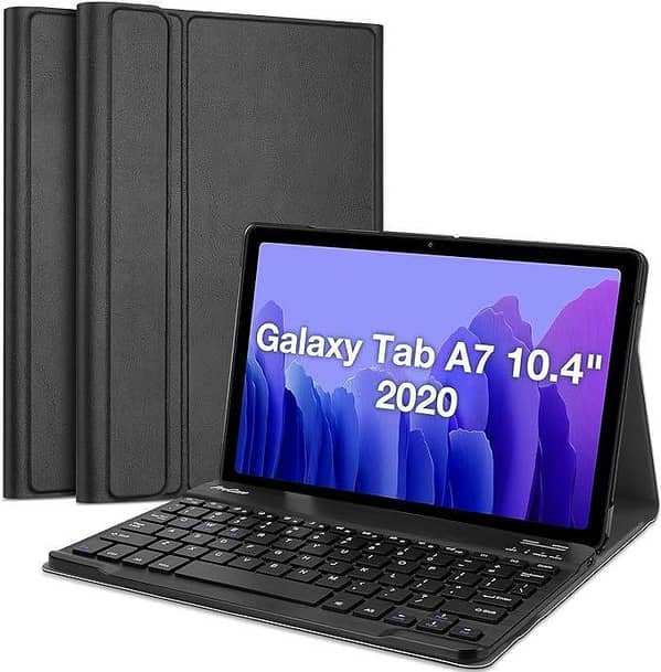 ProCase Galaxy Tab A7 10.4 Inch 2022 2020 Keyboard Case SM-T503 T500 T505 T507, with Detachable Wireless Keyboard for Galaxy Tab A7 10.4" 2022 2020 -Black s