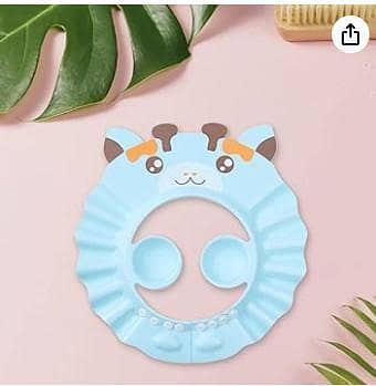Baby Hair Washing Hat — Shower Silicone Cap for Kids, Soft Visor Protector (B R5116)