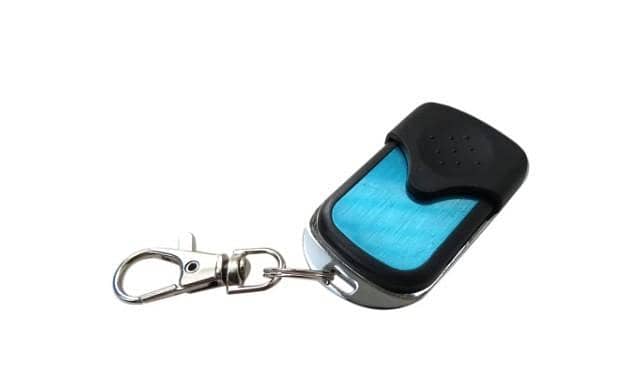 Universal Keychain Garage Door Opener Remote for all Craftsman Openers since 1993 with Learn Button BLUE E R4707