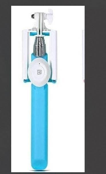Dispho Selfie Stick with Self Timer Jelly Bluetooth, Blue, 80 cm, 270° Rotation (Model C R3242)