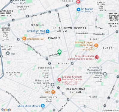 1 Kanal Plot For Sale Johar Town R Block  150 Fit Road Near Emporium Mall Shokat Khanam Hospital Final Final 10 Crore
