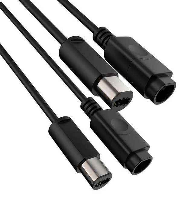 "2-Pack Controller Extension Cable for Wii GameCube: Enhance Your Gaming Experience"  C R1189