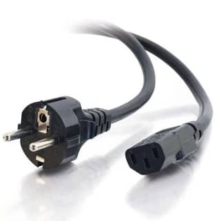 Power Supply Cable for Computers, PSU, Power Cord for PC & Monitor and Laptops Multipurpose - Copper - 1.5M - 10A
