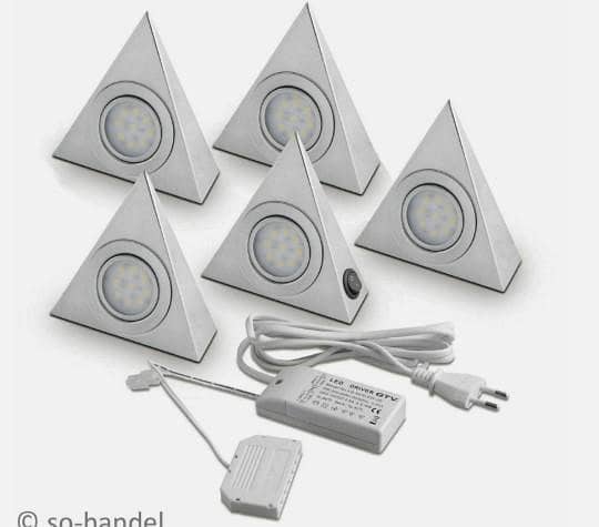 LED triangle lights and under-cabinet lights and kitchen lights. Triangle lights and lights  C  C399
