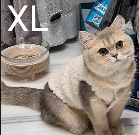 Dog clothes dog clothes Papi clothes Cat clothes Pet clothes Boa Mokomoko simple vest white XL C R4752