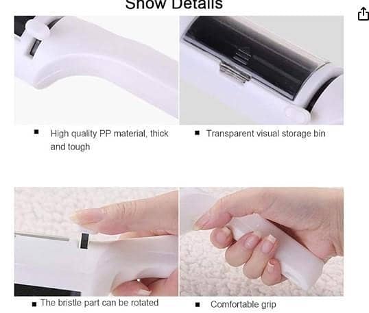 Pet Hair Remover, Lint Brush, Dog Hair Remover, Reusable Dog Hair Remover, Lint Remover Roller, Lint Brush for Clothes E R4775