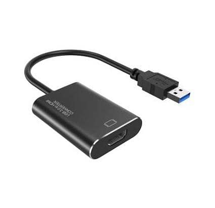 USB to HDMI Adapter, 1080P HD Audio Video Cable Converter, USB 3.0/2.0 to HDMI for Multiple Monitors, Compatible with Windows XP/10/8.1/8/7 A AS150