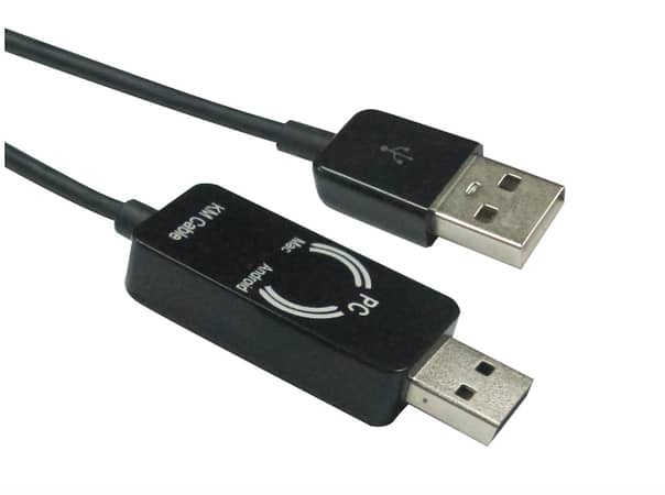 ROLINE KM Data Link Cable (PC to Android, 1.5m, USB 2.0) Black C R4380