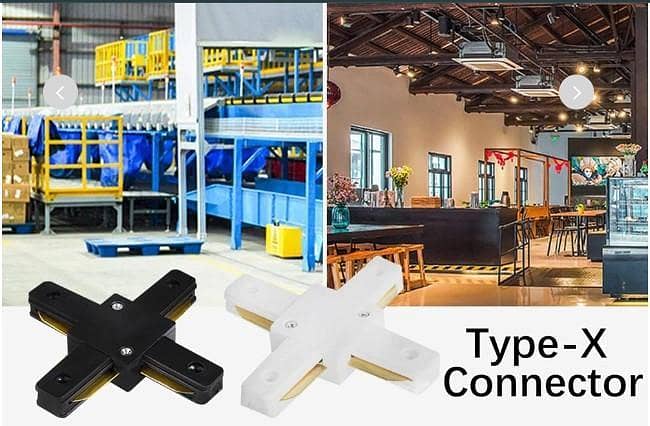 Bravsekai Juno Track X Connector, L-Type Single Circuit 2-Wire-1 Track Lighting Connectors for J WHITE B R5056