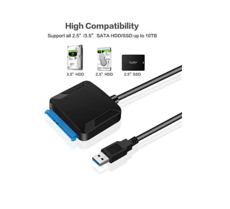 SATA USB3.0 Adapter Cable Converter 22 Pin USB 3.0 For 2.5 Inch 3.5 Inch HDD SSD Hard Disk A R2135