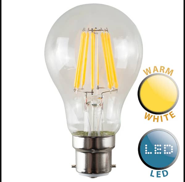 B22 GLS 8W LED 2BUIB CR814